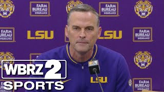 LSU men's basketball head coach Matt McMahon speaks ahead of Tuesday's matchup with Tennessee