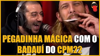 A MÁGICA INSANA COM O BADAUÍ DO CPM 22 QUE ROLOU AO VIVO | Cortes do Falacadabra