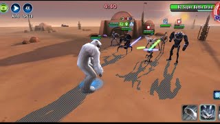 SWGOH Wampa w/omi vs GG in GAC