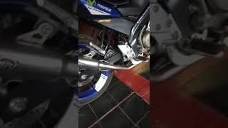 Suara gahar bro!!! tes knalpot proliner tr1r short di vixion nva