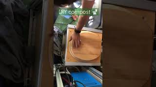 DIY compost toilet for van