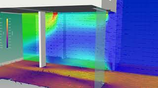 CFD Building - Pressure and airflow simulation