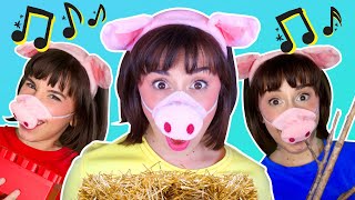 3 Little Pigs Song! | Nursery Rhyme Sing-Along for Kids and Toddlers | Sing a Story with Bri Reads