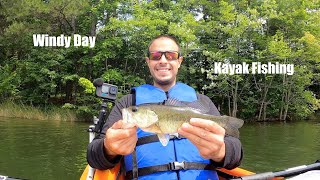 Kayak Fishing Windy Day As Storm Rolls In! (Great Day Of Fishing)