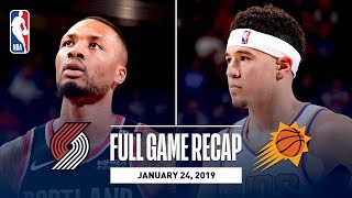 Full Game Recap: Trail Blazers vs. Suns | Three Trail Blazers Go For 20 Or More Points