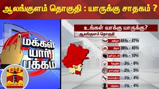 ஆலங்குளம் தொகுதி : யாருக்கு சாதகம் ? | மக்கள் யார் பக்கம்  | Thanthi TV Opinion Polls 2021