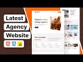 How to Build Digital Agency Website Using HTML CSS JavaScript