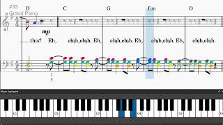 Pompeii by Bastille - Easy piano tutorials with sheet music