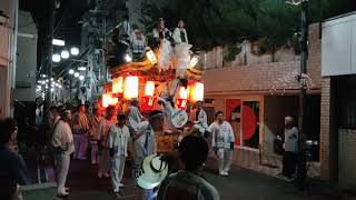 ‎【HD高画質】九町合同曳行前 西脇 だんじり 10 平野郷夏祭り 杭全神社 令和5年 2023年‎7月‎12日