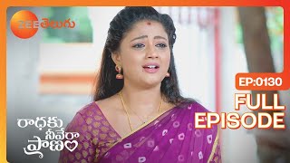 Sweetie Condition గురించి Doctor | Radhaku Neevera Praanam | Full Ep 130 | Zee Telugu | 21 Sep 2023