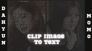 CSS Text Portrait Effects in 1:53 seconds