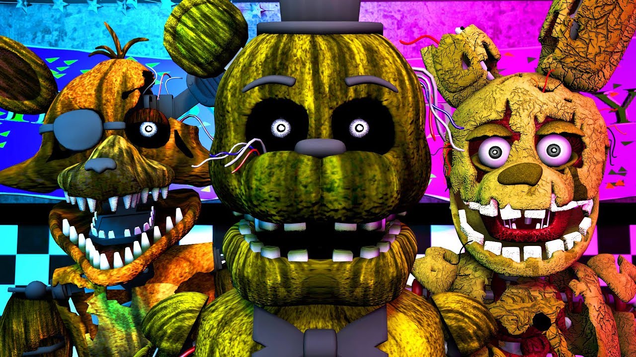 Five Nights At Freddy39s Song Fnaf Sfm 4k Remake Five Nights At