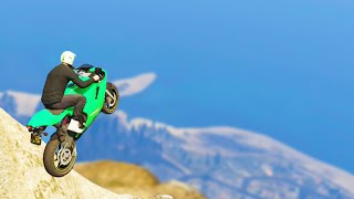 Flying to Heaven with Bikes! (GTA 5 Funny Moments)