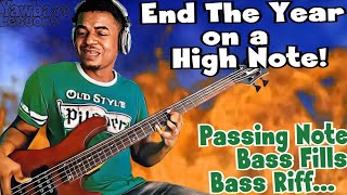 End this Year With This Sweet Gospel Bass Fills, Passing note & Riffs on Worship Song Progression