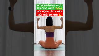 3 bài tập thân trên, nở ngực, săn chắc vòng 1 hiệu quả | Yến Missu Yoga Hạnh Phúc