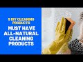 5 DIY Cleaners / Must Have All Natural Cleaners Using Castile Soap #cleaning  #allnaturalproducts