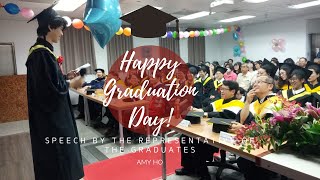 《NTUENT畢業季#5》 ~ 畢業典禮大學部代表致詞 Speech by the Representative of the Graduates