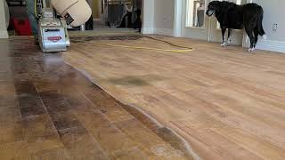 Refinishing a Texas Mesquite Floor