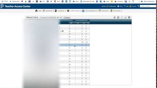 How to check other marking period grades in TAC