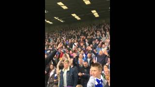 Sheffield Wednesday fans at Watford chanting for Bournemouth winning the league!