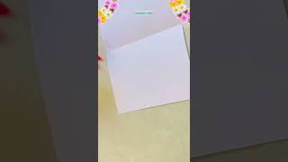 Easy White paper Friendship Day card😍| Friendship day card without scissors & glue| #shorts #viral