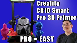 This 3d printer is more than a Pro!  Its Pro EASY! Creality CR 10 Smart Pro