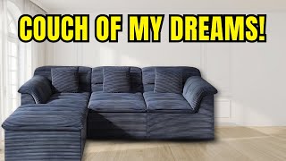 Unboxing & Review: 112" Modular Cloud Couch – No Assembly, Pet-Friendly, Super Comfy!
