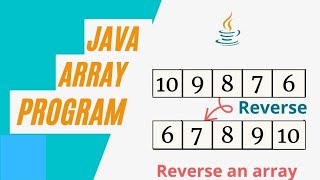 Java program to print array elements in reverse order
