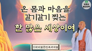 [불교] 우학스님 생활법문 (⑦인욕(忍辱)바라밀)-11바라밀