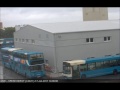 arriva bus depot in speke time lapse construction video