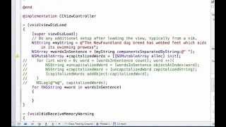 Iterating through an Array in Objective C - Tutorial 43
