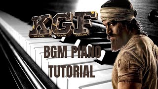 KGF BGM PIANO TUTORIAL WITH NOTES