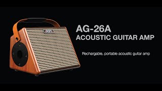 [Acoustic Guitar Ampli] AROMA AG-26A - Unbox and Demo