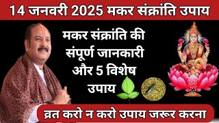 14 जनवरी #मकरसंक्रांति की संपूर्ण जानकारी और 5 विशेष उपाय🌿 #pradeepmishraji #makarsankranti