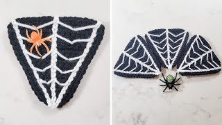 Crochet Spiderweb Coasters / Garland (Halloween Crochet)