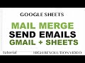 Send Mail Merge Emails using Gmail & Google Sheets