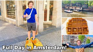 Exploring Amsterdam! Last Full day in Europe. Trying delicious food and just enjoying the city!