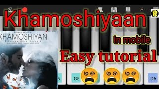baatein ye kabhi na song mobile piano tutorial || arijit singh || easy steps ||