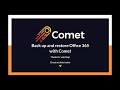 back up and restore ms o365 with comet