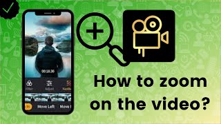 How to zoom on the video on Film Maker Pro?