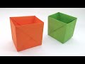 Origami box making, How to make a solid box from paper?