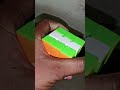 Indian flag for 3x3 Rubik's cube 1 hand #newsong #song #music