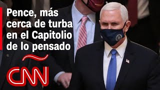 The Washington Post: Pence estuvo más cerca de turba pro-Trump en ataque al Capitolio de lo pensado