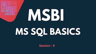 MicroSoft SQL Data Types, Commands, Constraints, Joins Tutorials | MS SQL Basics Tutorial