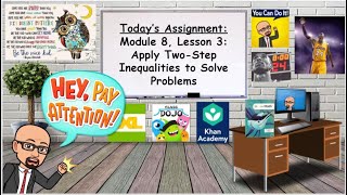 Module 8, Lesson 3: Apply Two-Step Inequalities to Solve Problems