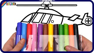 Helicopter Marker Pencil Coloring Pages / Akn Kids House