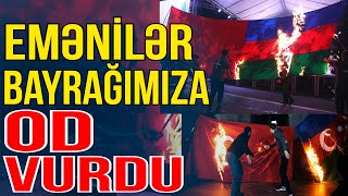 İrəvanda Azərbaycan və Türkiyə bayraqları yandırıldı - Xəbəriniz Var? - Media Turk TV