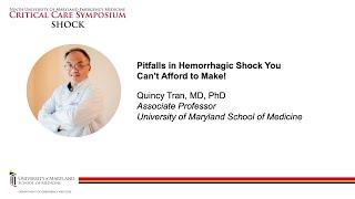 Pitfalls in Hemorrhagic Shock You Can’t Afford to Make!