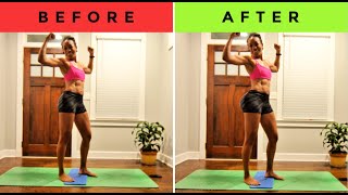 27 Min: Fitness FEEL GOOD Workout- Core, GLUTES, Hips, Shoulders!