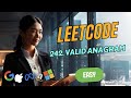 Valid Anagram - Leetcode 242 - JavaScript - Blind 75